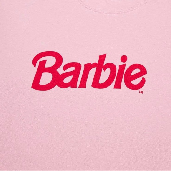 Barbie Pink & Red Logo Sweatshirt - Picture 2 of 4